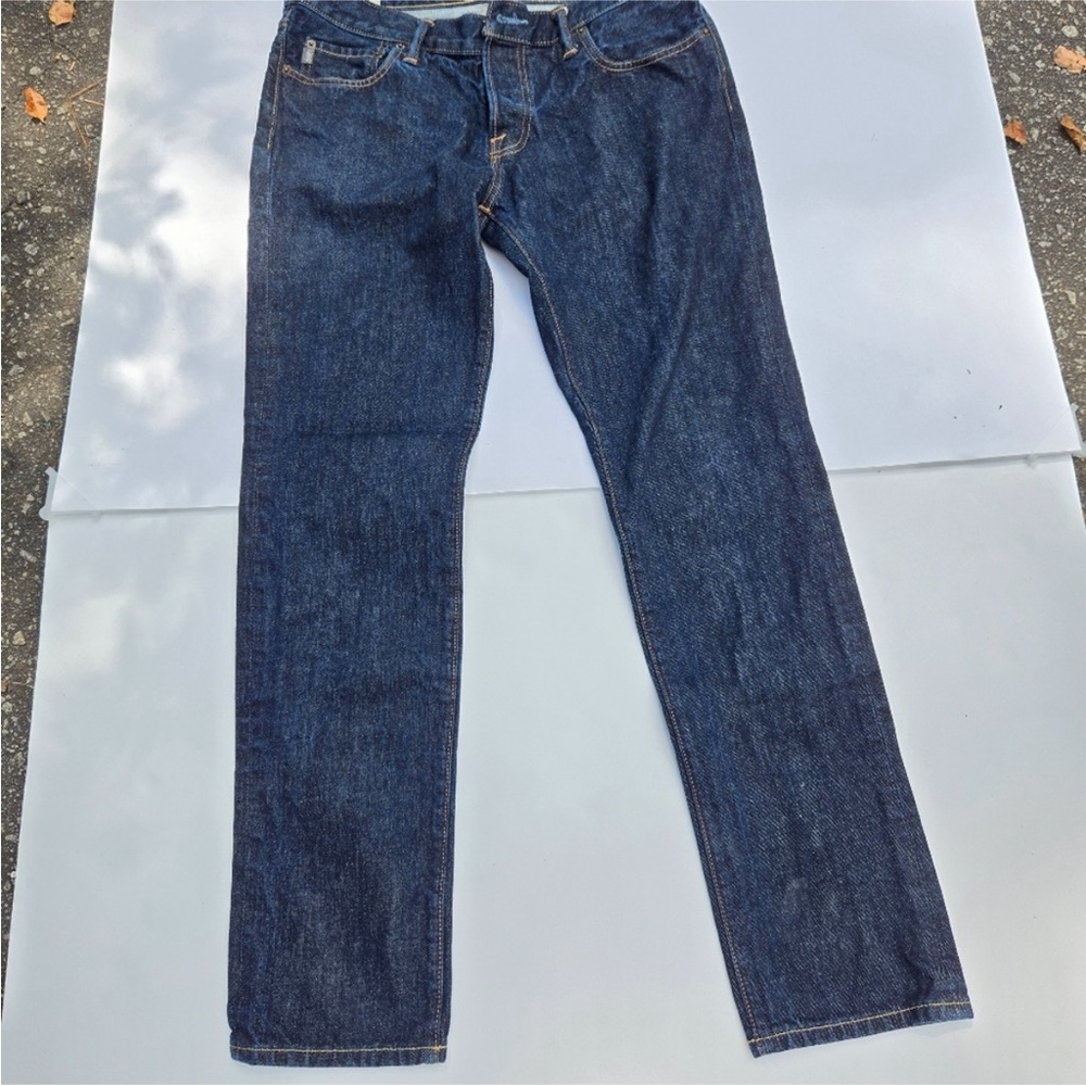 Abercrombie & Fitch men's jeans 5-button fly w34, L32 dark blue Skinny